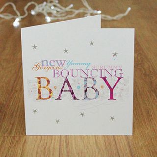 new baby card by 2by2 creative