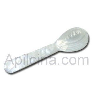 Mother of Pearl Caviar Spoon Small   7 cm size  Osetra Caviars And Roes  Grocery & Gourmet Food