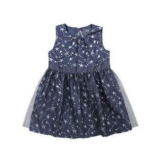 pully blue party dress by ben & lola