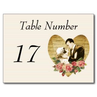 1920's Vintage Table Number Cards Post Cards