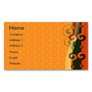 Elegant Orange Business Cards