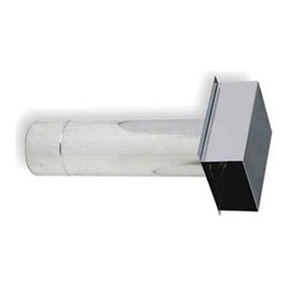 Z Flex Z Vent 3" Termination Box with 10" Sleeve Stainless Steel (2SVSTB03)   Water Heaters  