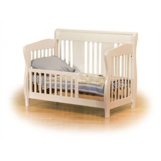 Atlantic Furniture Versailles 4 in 1 Convertible Crib Set