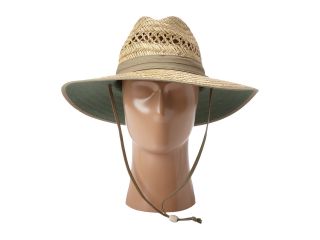 San Diego Hat Company RSM540 Rush Straw Outback Hat Natural w/ Black