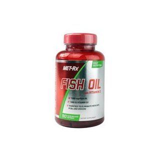 MetRX Fish Oil with Vitamin D Soft Gels, 90 Count Health & Personal Care