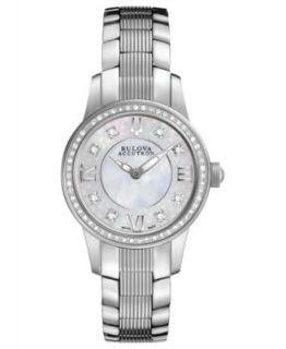 Bulova Accutron Watch, Womens Swiss Chronograph Masella Stainless Steel Bracelet 63R34   Watches   Jewelry & Watches