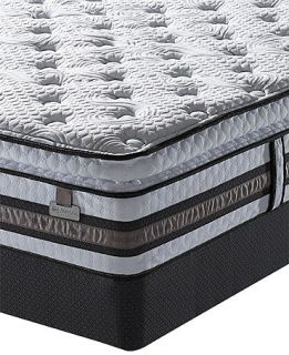 iSeries by Serta Hybrid Luminous Retreat Super Pillowtop Cushion Firm Queen Split Mattress Set   mattresses