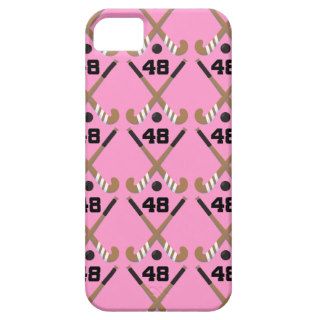 Field Hockey Player Uniform Number 48 Gift iPhone 5 Covers