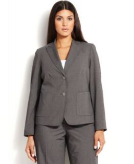 Calvin Klein Plus Size Pinstriped Suit Separates Collection   Suits & Suit Separates   Women