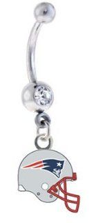 New England Patriots "Helmet Edition" NFL Sexy Belly Navel Ring Jewelry