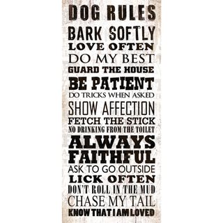 Dog Rules Paper Print (Unframed) Prints