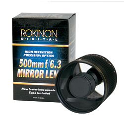 Rokinon 500mm f/6.3 Mirror Lens for Nikon Mount Rokinon Lenses & Flashes