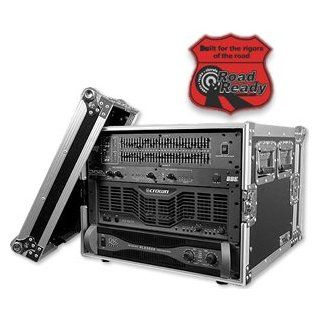 Road Ready RR10UAD 10U Amplifier Deluxe Case with 18 Inch Body Depth Musical Instruments