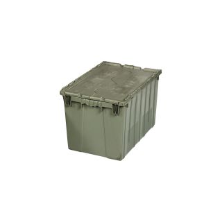 Quantum Storage Heavy Duty Attached Top Container — 21 1/2in. x 15 1/4in. x 9 5/8in. Size  Totes