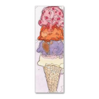Ice Cream Cone Gift Card Business Card Templates