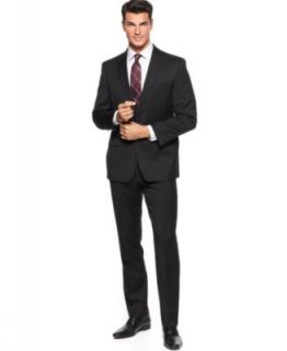 Calvin Klein Suit Black Solid Slim Fit   Suits & Suit Separates   Men