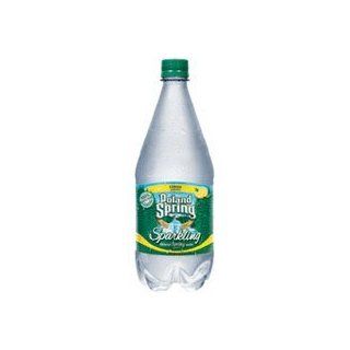 Poland Spring Sparkling Water, Black Cherry 16.9 oz. 6 Count (Pack of 4)  Soda Soft Drinks  Grocery & Gourmet Food