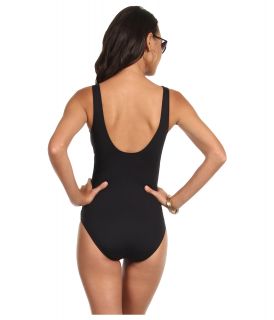 Lauren Ralph Lauren Laguna Solids Ruffle Underwire Tank Swimsuit W Slimming Fit