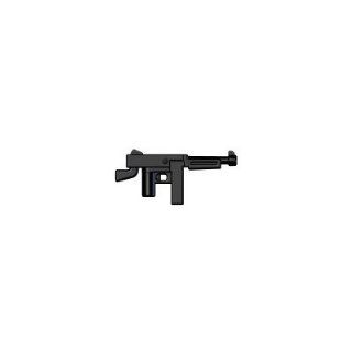 BrickArms Exclusive 2 to 4 Inch Scale Figure Style LOOSE Weapon M1A1 .45 Cal SMG (Black) Toys & Games