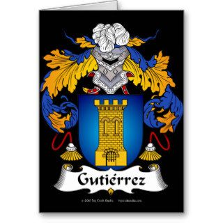 Gutierrez Family Crest Cards