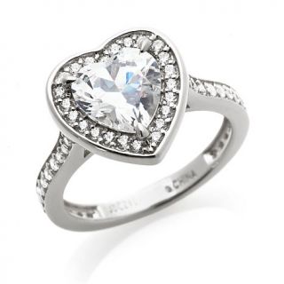 Jean Dousset 2.53ct Absolute™ Classics Heart Shaped and Pavé Frame