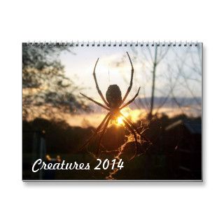 Creatures 2014 wall calendars