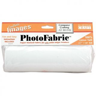 Crafter's Images PhotoFabric 100% Cotton Twill   8 1/2" x 120" Roll