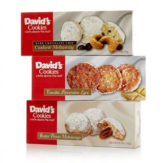 David's Cookies Set of 3 Holiday Handbag Jars with Cookies   AUTOSHIP