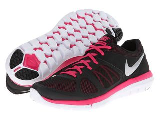 Nike Flex 2014 Run Black/Vivid Pink/White/Metallic Silver