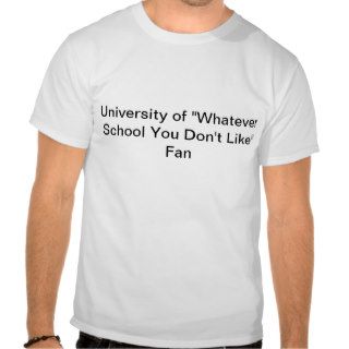 Funny College Sports Team Fan T Shirt