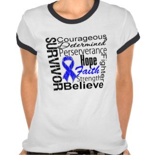 Colon Cancer Survivor Collage Shirt