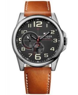 Tommy Hilfiger Watch, Mens Chronograph Tyler Brown Leather Strap 1790767   Watches   Jewelry & Watches