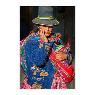cusco woman one, peru print by ben robson hull photography