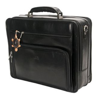 Tony Perotti Green CUltimo Leather Laptop Briefcase