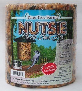 Pine Tree 8004 Nutsie Classic Seed Log, 96 Ounce  Suet Bird Feed  Patio, Lawn & Garden