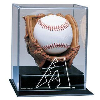 Arizona Diamondbacks MLB Soft Brown Glove Baseball Display   CAS MLB 206 EL ARI  Sports Related Display Cases  Sports & Outdoors