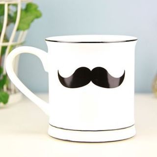 moustache mug by lisa angel homeware and gifts