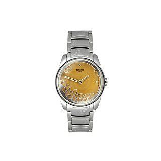 Tissot Women's T017.209.11.021.00 T Trend Fabulous Garden Yellow Dial Watch Watches