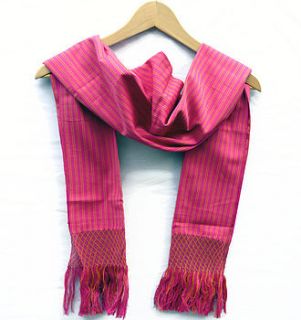 bright and colourful mexican scarf by chilpa