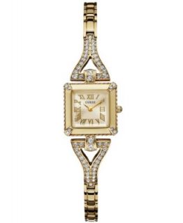GUESS Watch, Womens Gold Tone Bracelet 22mm U0135L2   Watches   Jewelry & Watches