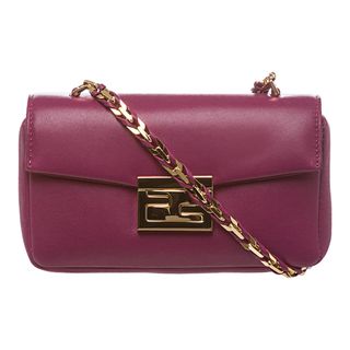 Fendi 'Be' Fuchsia Leather Mini Baguette Bag Fendi Designer Handbags