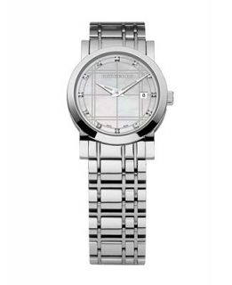 Burberry Watch, Womens Swiss Diamond Accent Stainless Steel Bracelet 40mm BU1370   Watches   Jewelry & Watches
