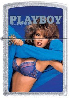 Zippo Playboy June 1987 Cover Satin Chrome Windproof Lighter NEW RARE  Sports Fan Cigarette Lighters  Sports & Outdoors