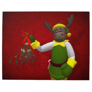 Whimsical Reindeer with Mistletoe Puzzle