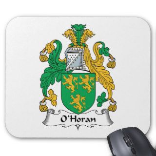 O'Horan Family Crest Mouse Mats