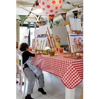 retro print tablecloth inside/outside by ziggy pickles kids