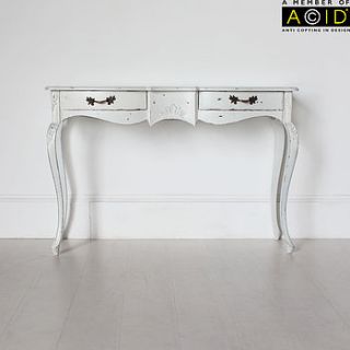 ripple two drawer console or dressing table by out there interiors