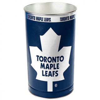 NHL Tapered Metal Waste Basket   Toronto Maple Leafs