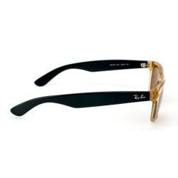 Ray Ban Unisex New Wayfarer Crystal Brown Plastic Sunglasses Ray Ban Fashion Sunglasses