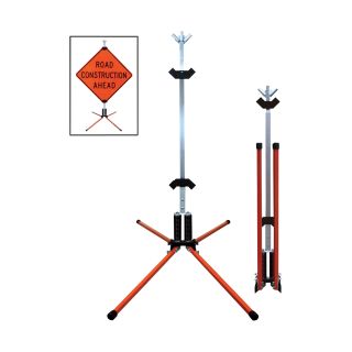 Dicke Dual Spring Sign Stand — For Rigid Signs, Model# STF18RGB  Signs